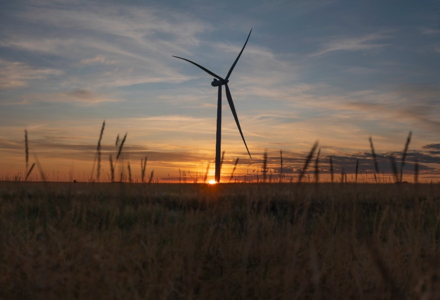 Busch Ranch II wind farm turbine